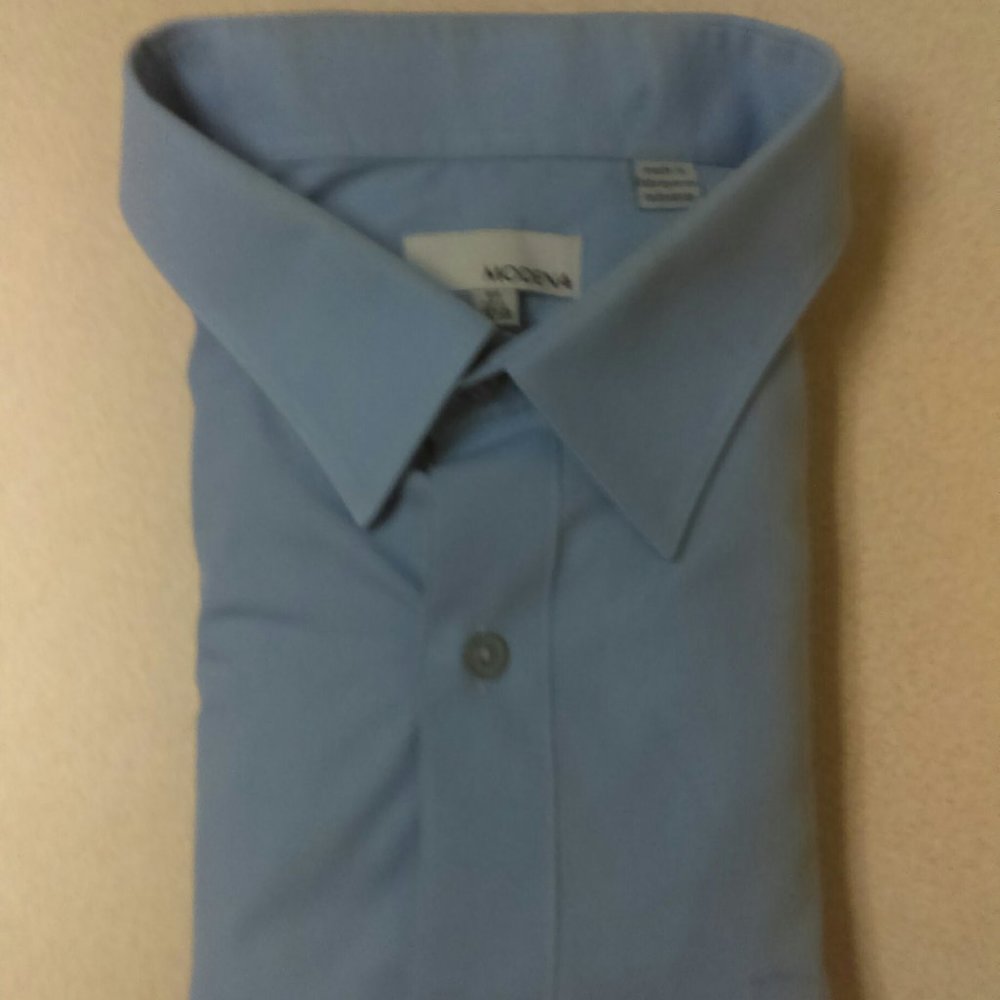 Modena Big Size 34/35 (2XL) Light Blue Dress Shirt